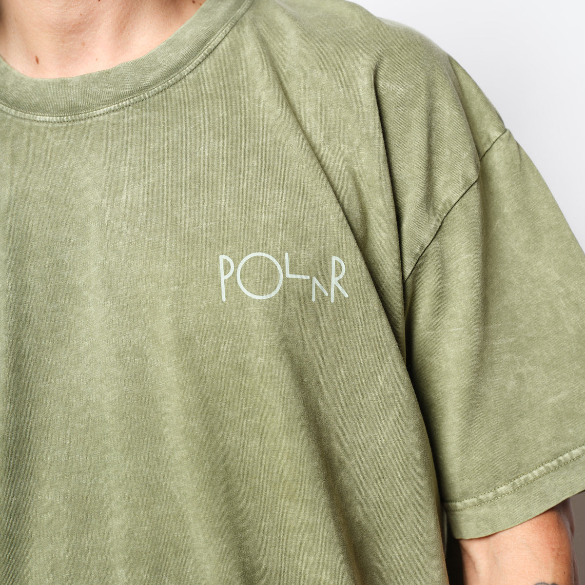Polar Skate Co Fade Tee Army Green