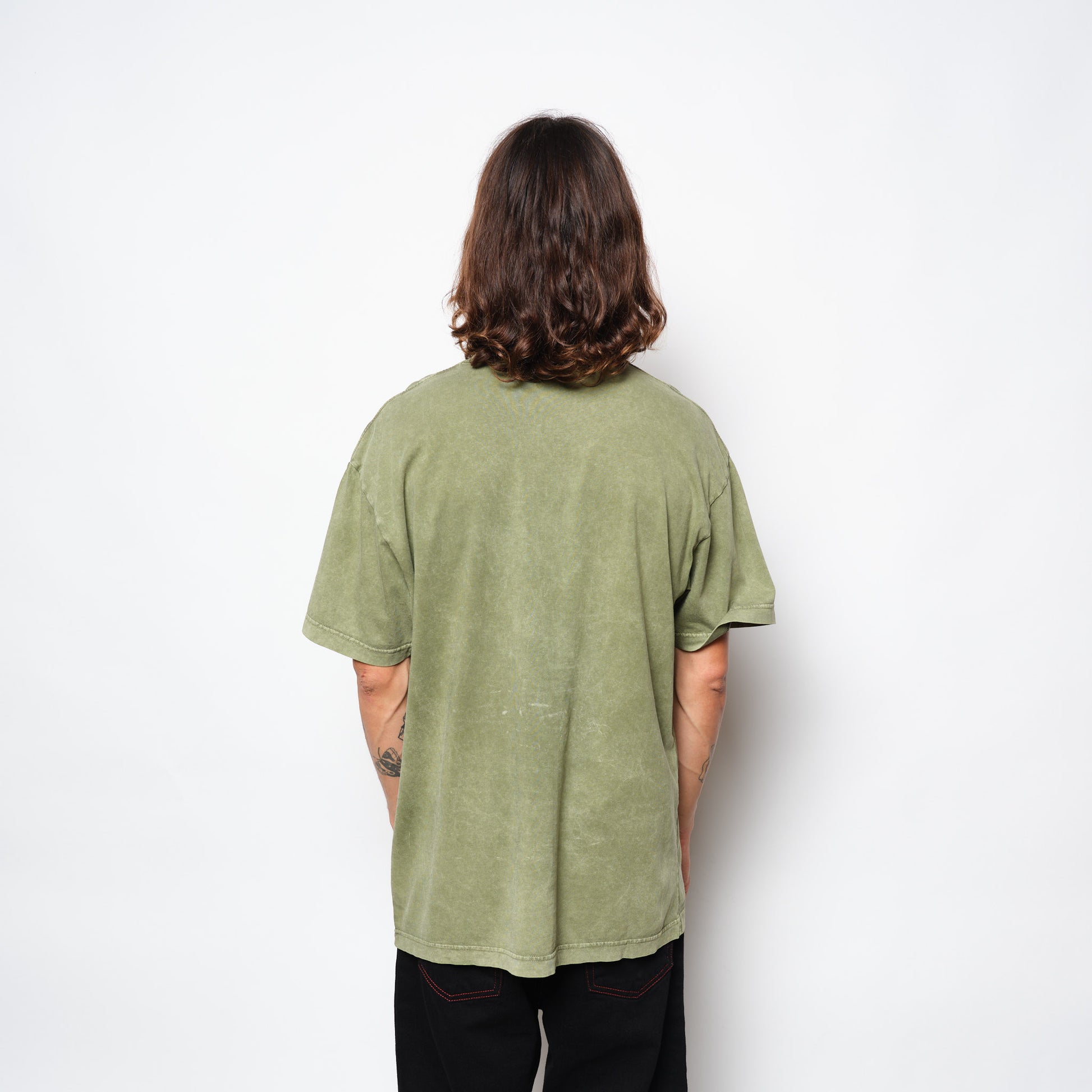 Polar Skate Co Fade Tee Army Green