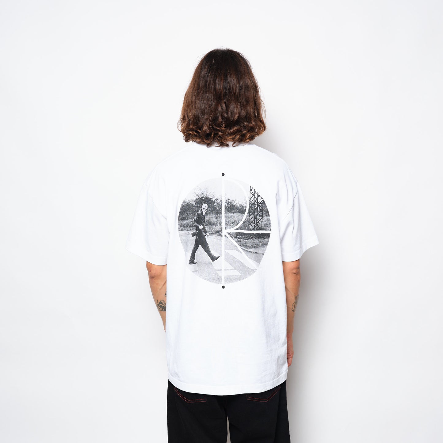 Polar Skate Co Fill Logo Tee Klez Crossing White