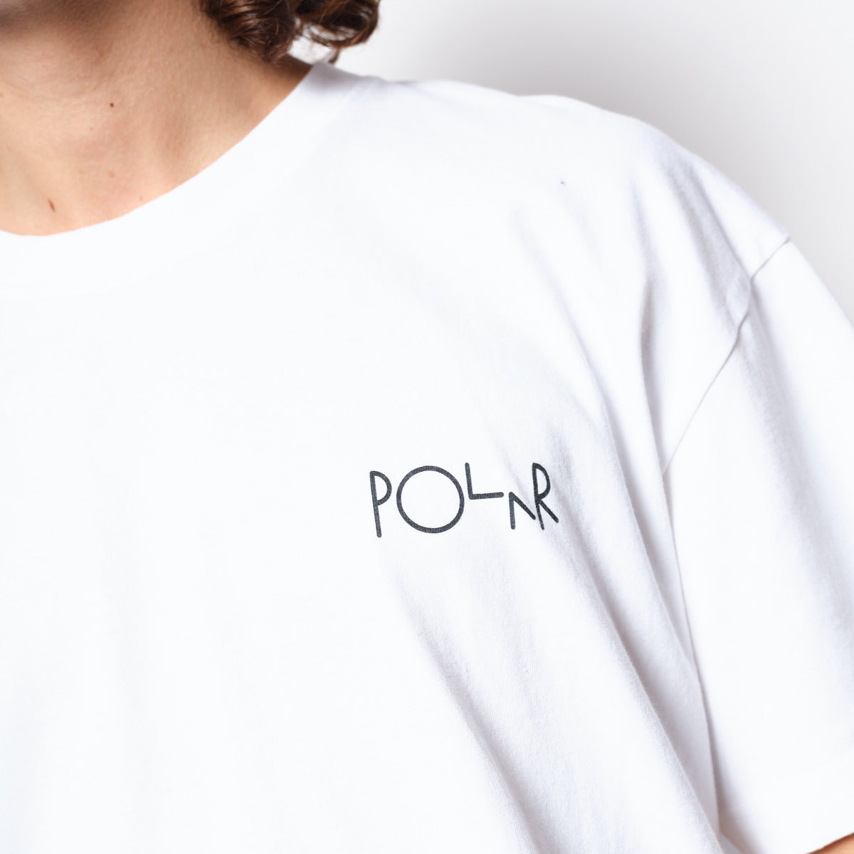 Polar Skate Co Fill Logo Tee Klez Crossing White