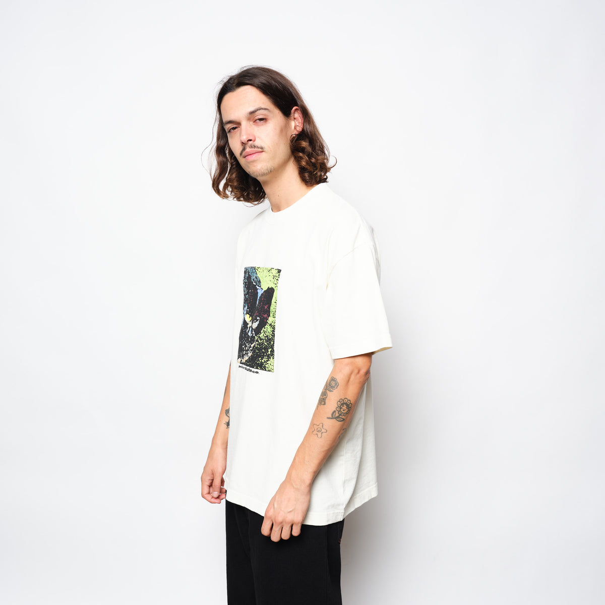 Polar Skate Co Tee Cat Ivory