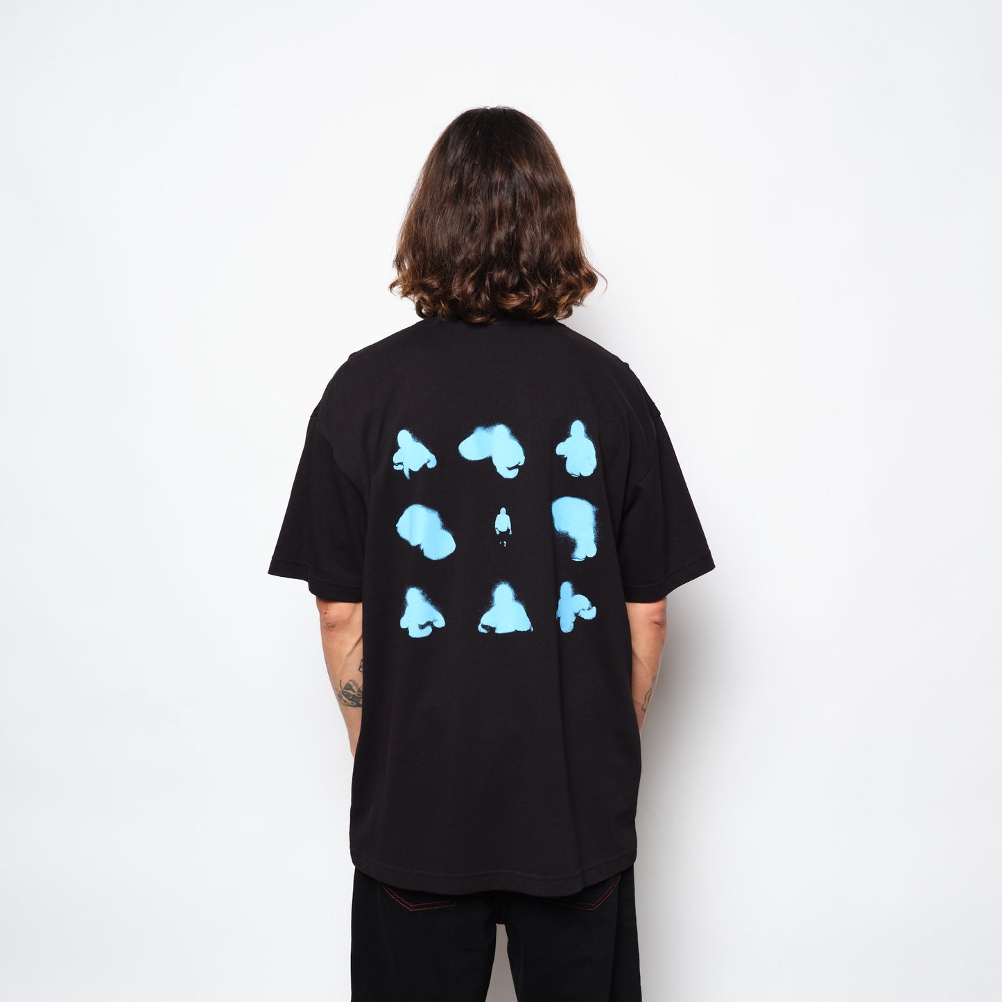 Polar Skate Co Tee Fighting Myself Black