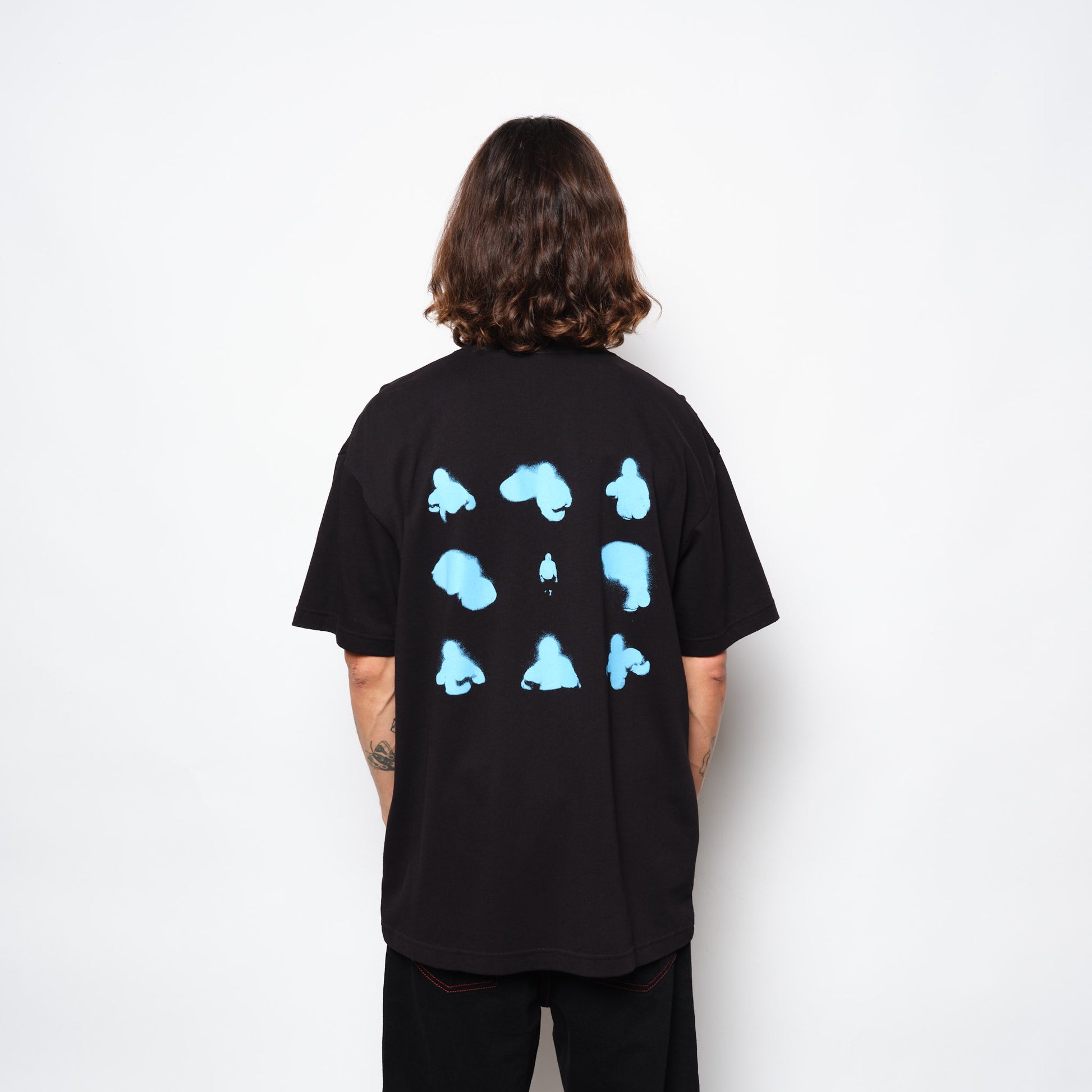 Polar Skate Co Tee Fighting Myself Black