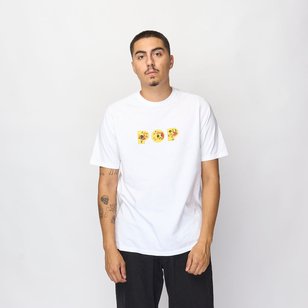 Pop Trading Company - Joost Swarte Logo T-shirt (White)