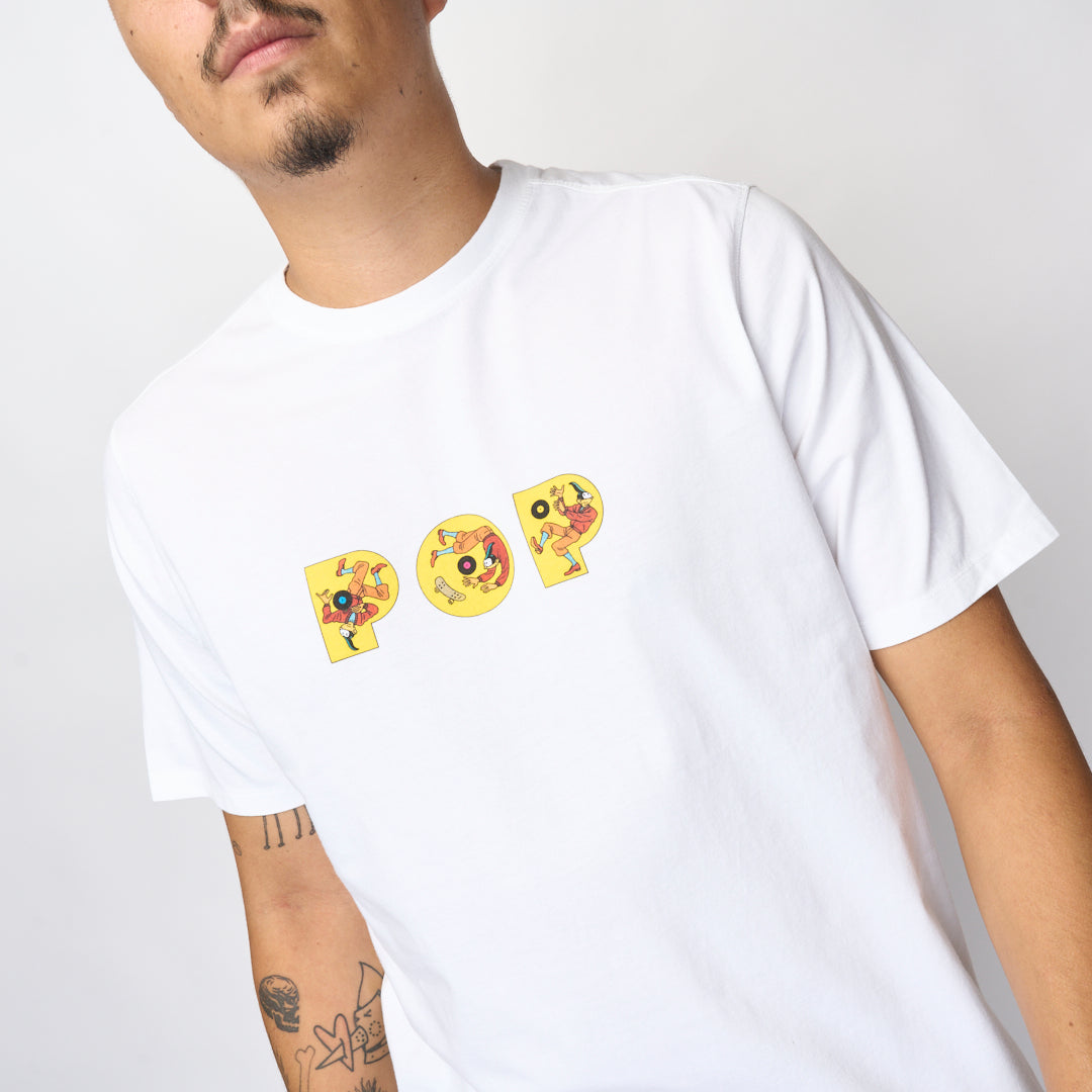 Pop Trading Company - Joost Swarte Logo T-shirt (White)