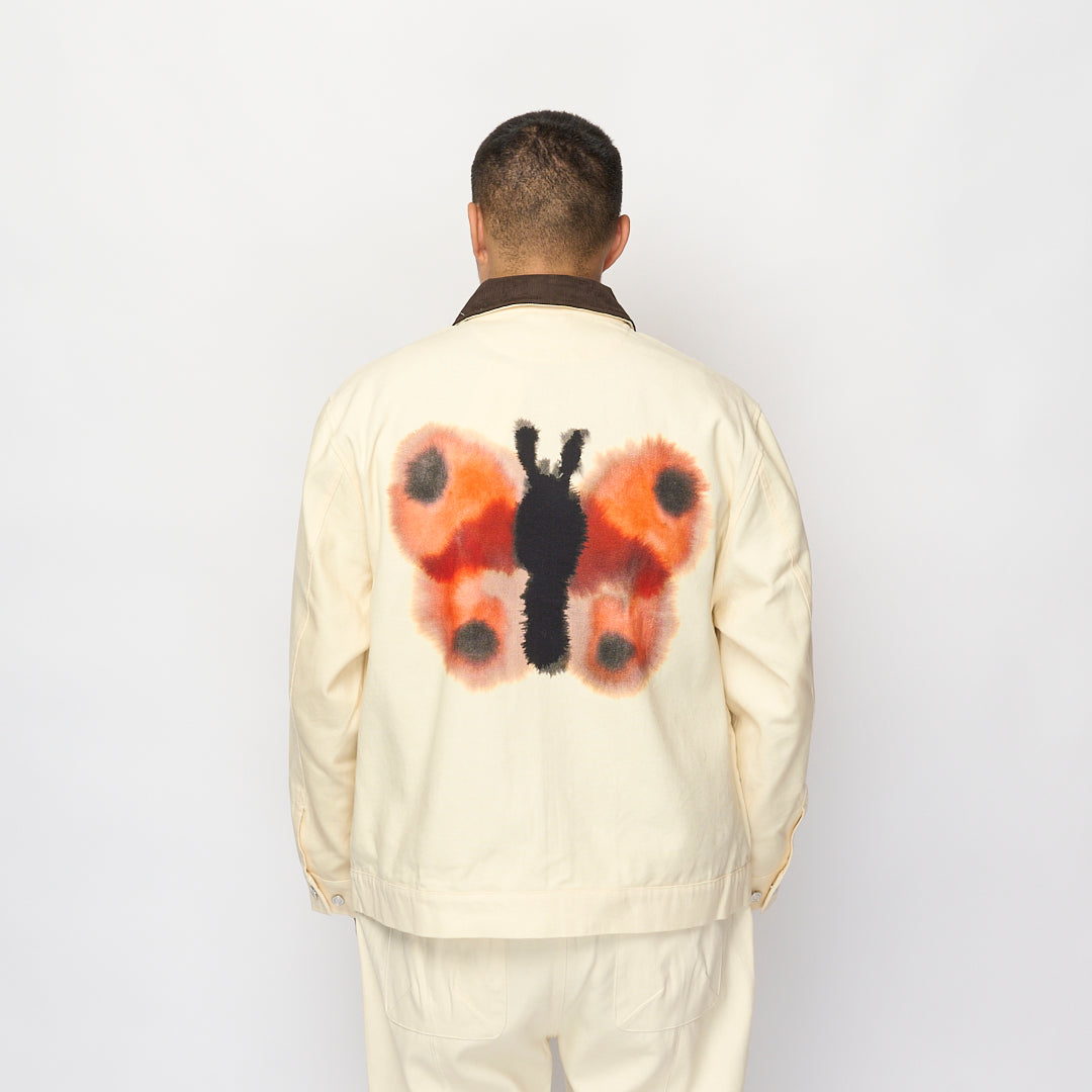 Pop Trading Company - Rop Full Zip Jacket (Off White)