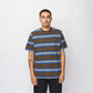 Pop Trading Company - Striped Logo T-shirt (Delicioso/Multi)