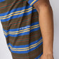 Pop Trading Company - Striped Logo T-shirt (Delicioso/Multi)