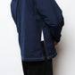 Pop Trading Co - DRS Hooded Halfzip Jacket (Navy)