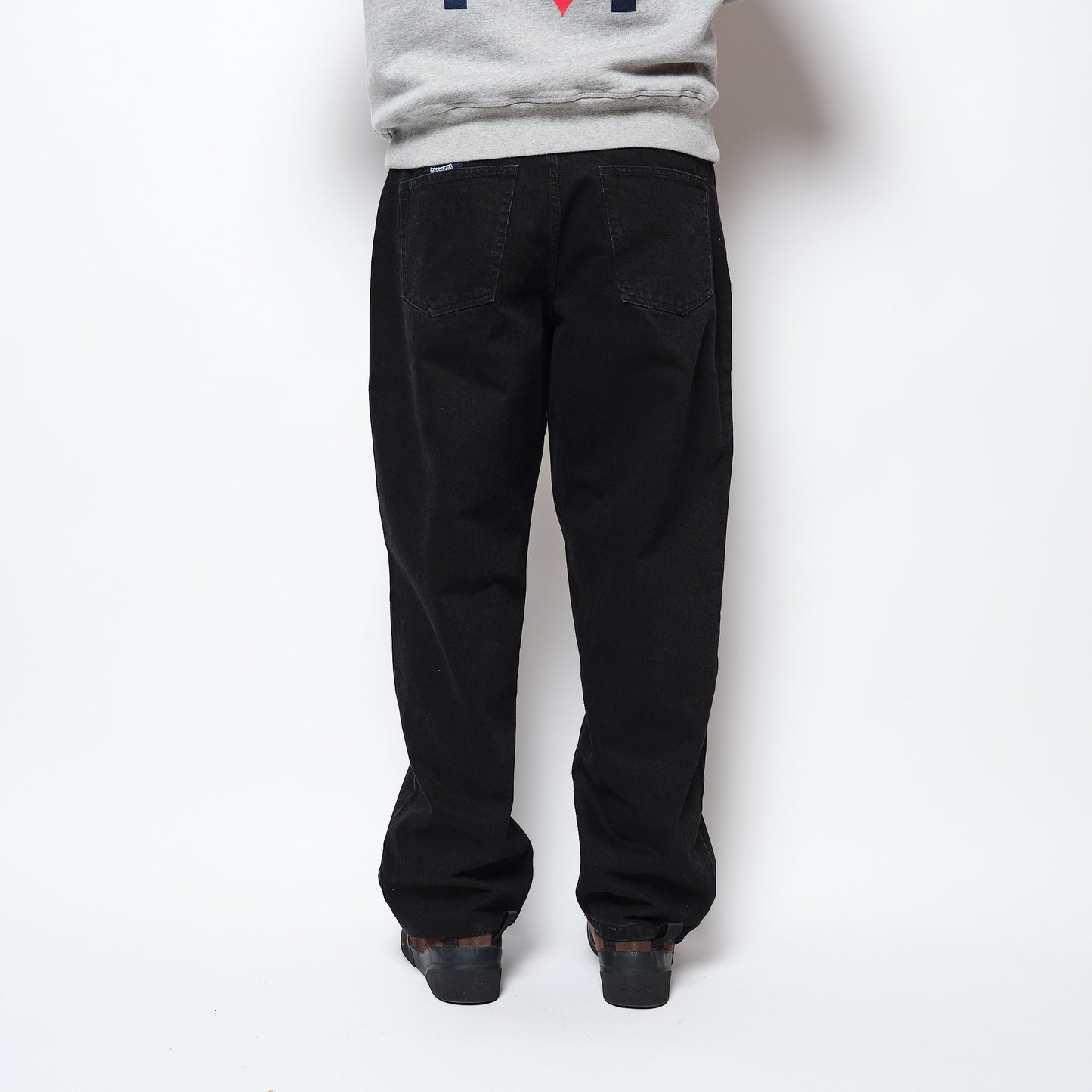 Pop Trading Co - Drs Denim Seam Pants (Washed Black Denim)