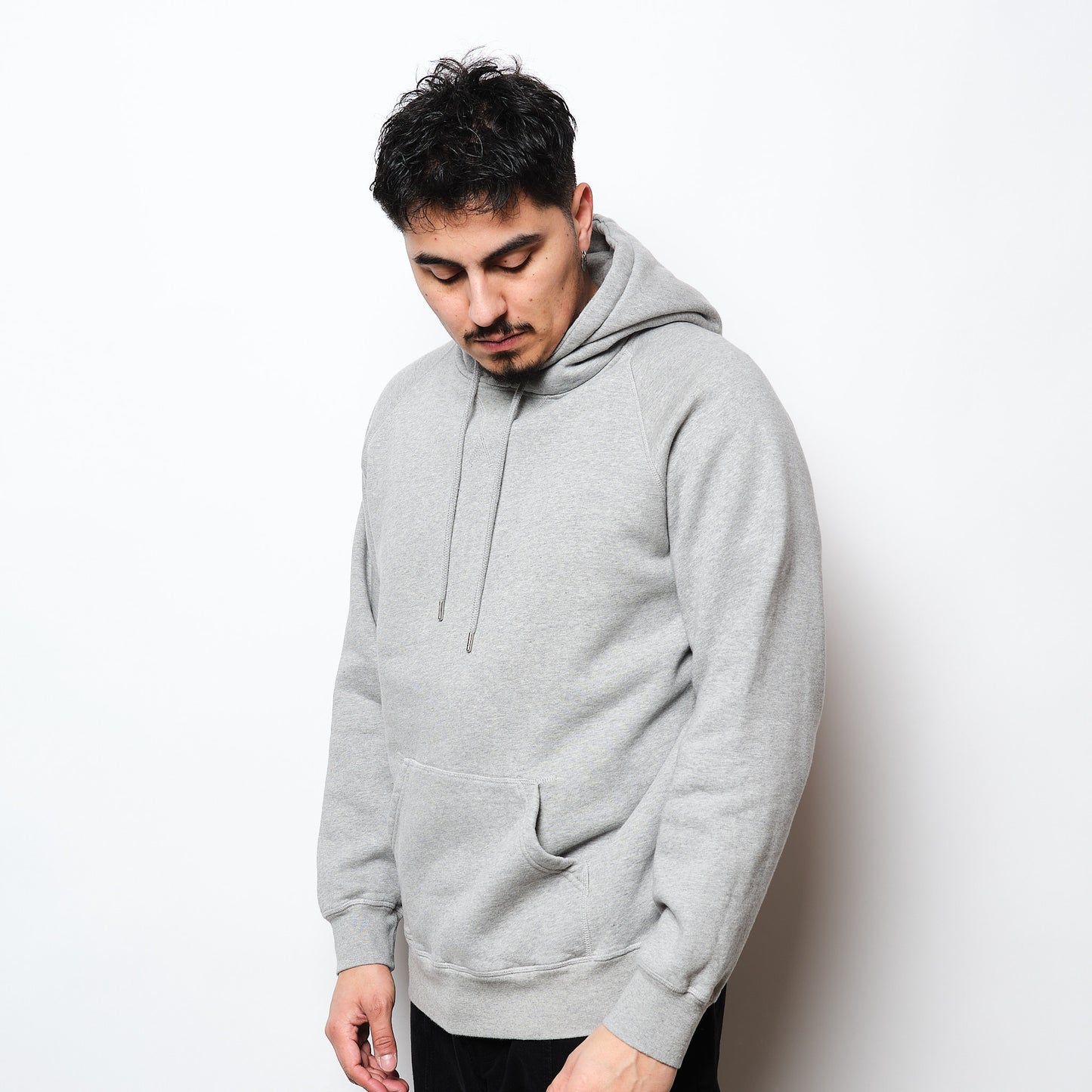 Pop Trading Co - Hearts Hooded Sweat (Heather Grey)