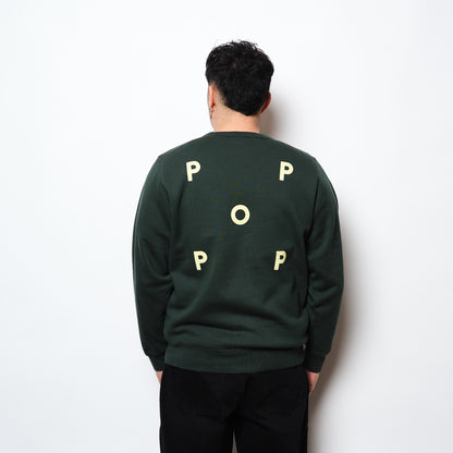 Pop Trading Co - Logo Crewneck Sweat (Darkest Spurce)