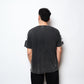 Pop Trading Co - Washed Football T-shirt (Black)