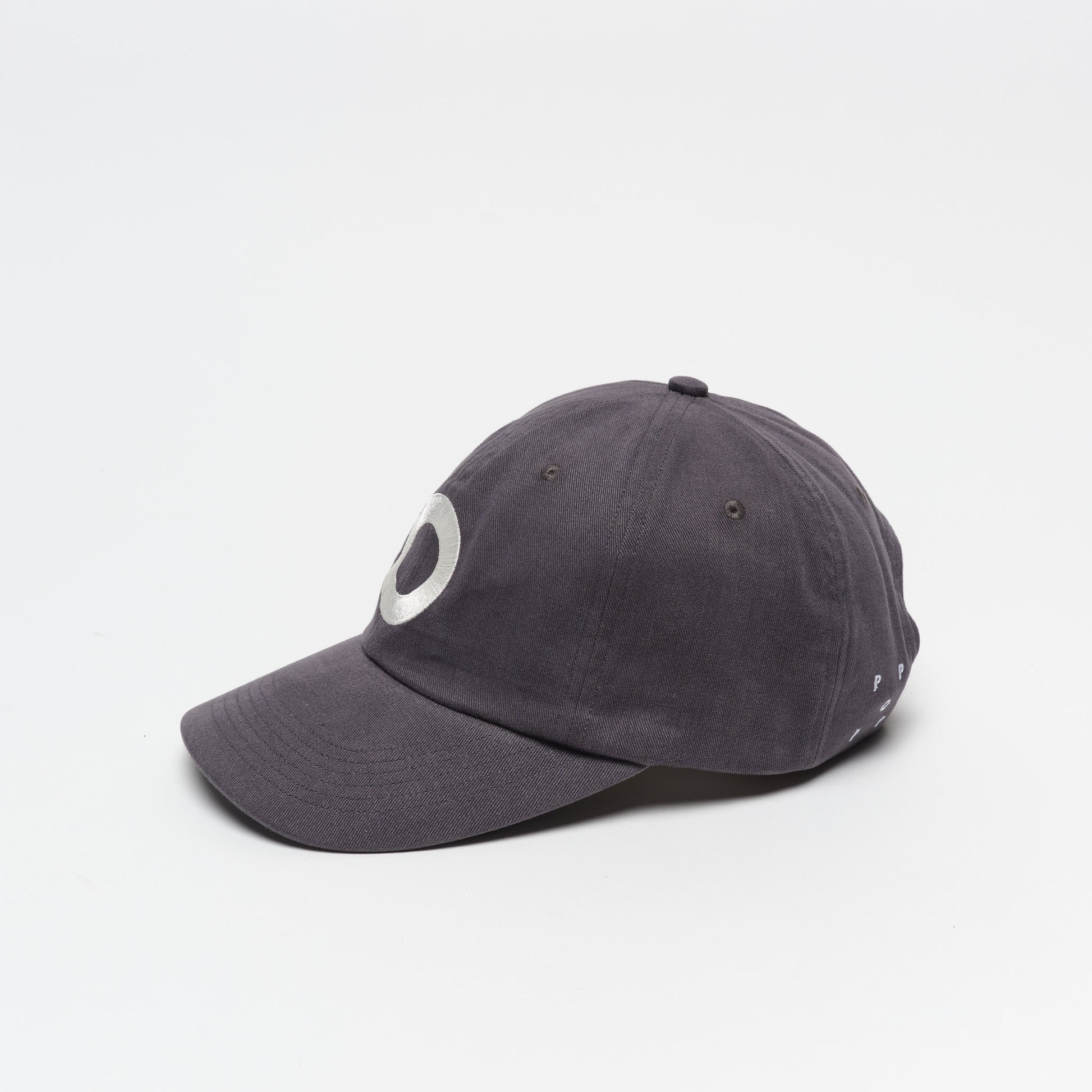 Pop Trading Co O Sixpanel Hat Charcoal