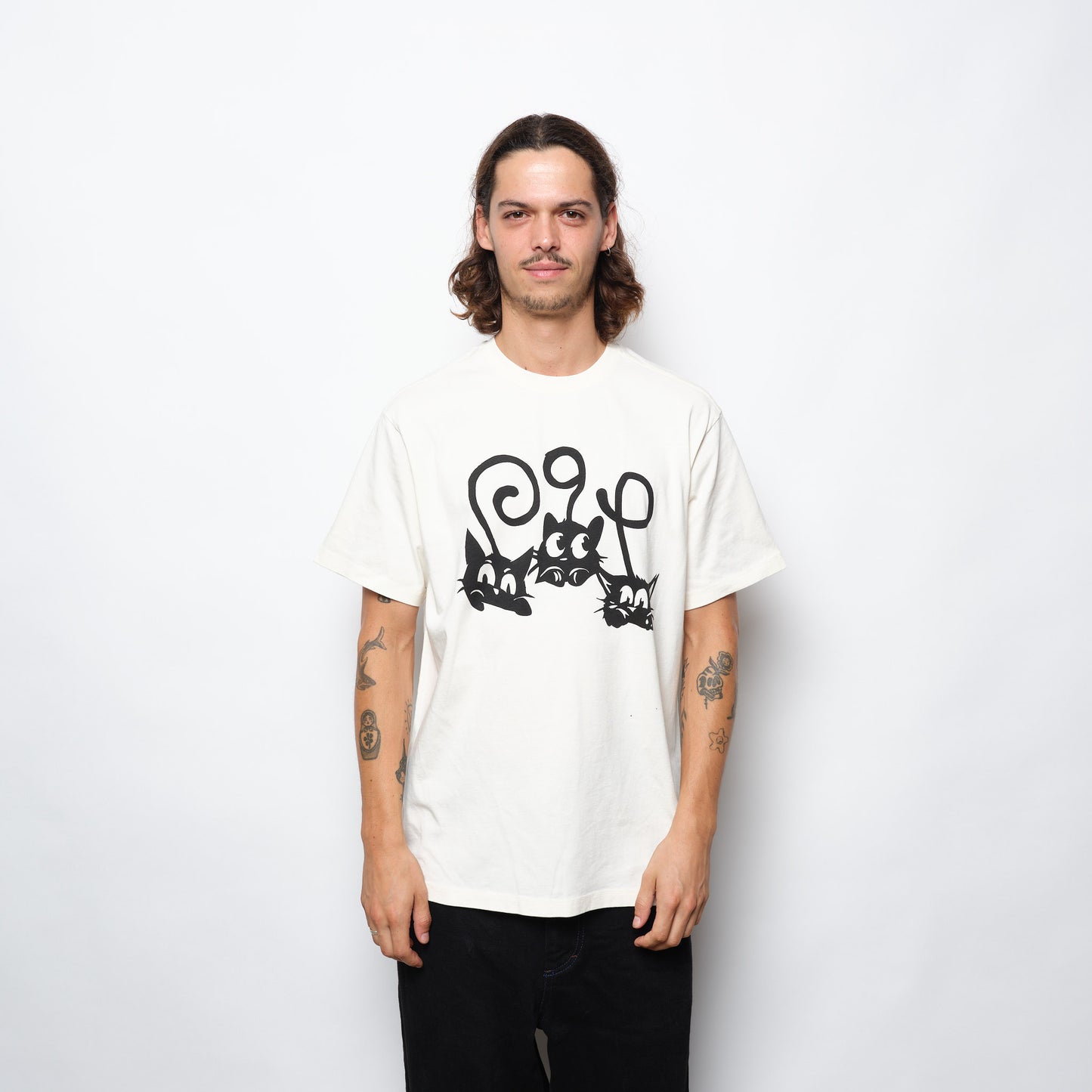 Pop Trading Co Tail T-Shirts Off White