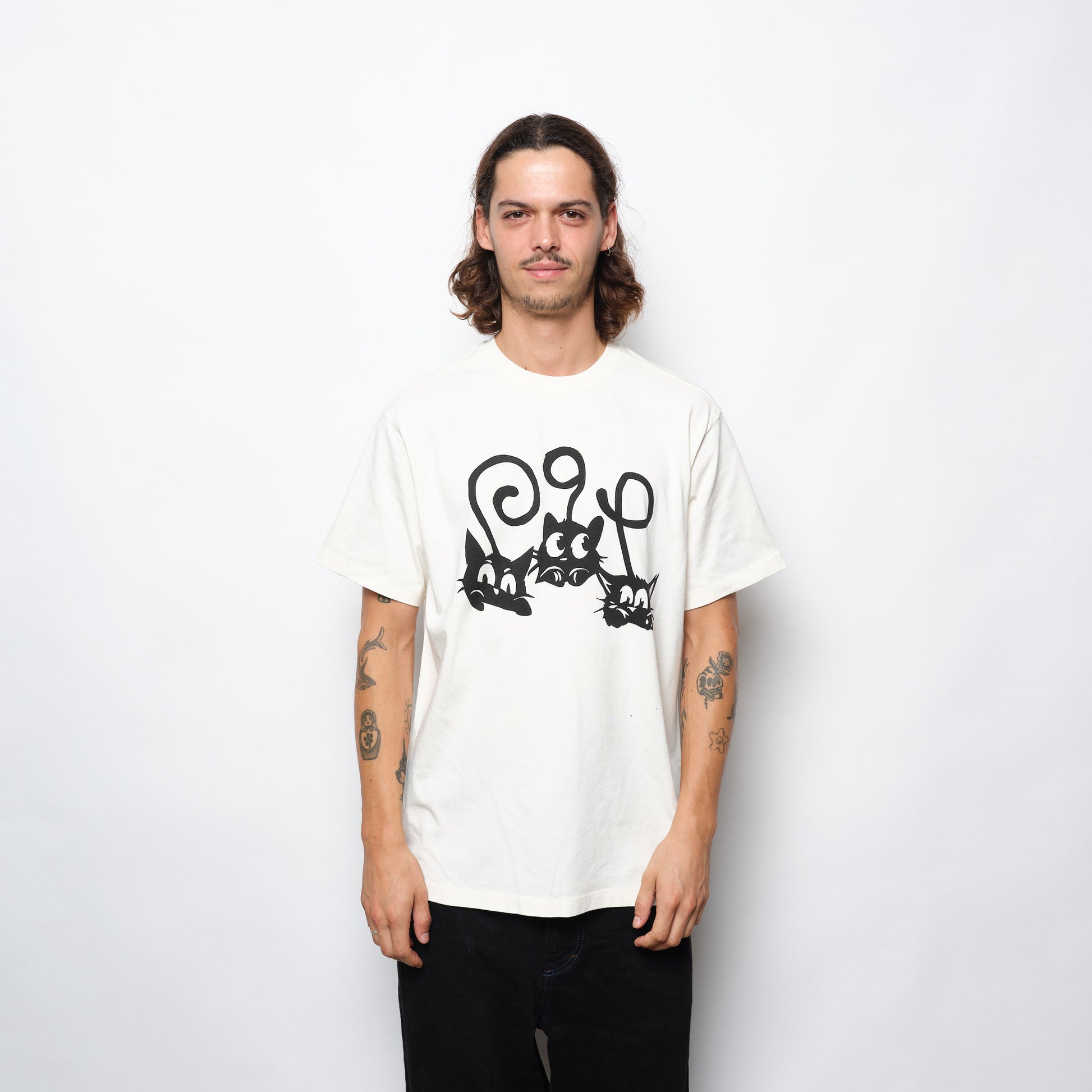 Pop Trading Co Tail T-Shirts Off White