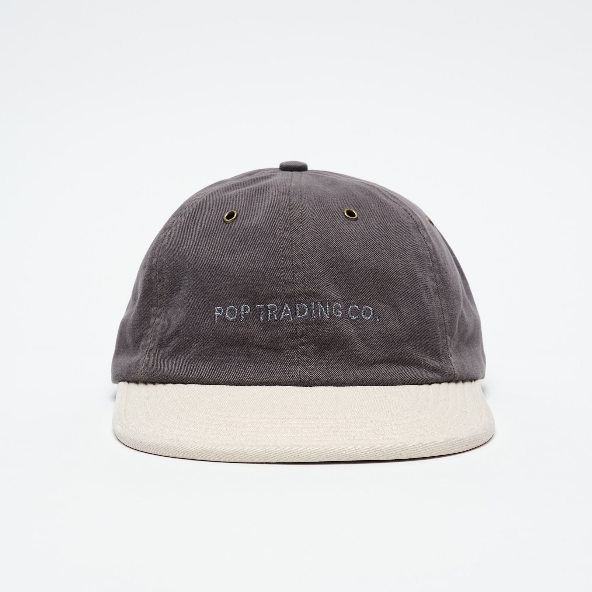 Pop Trading Company - 2 tone flexfoam hat (Charcoal/Off White)