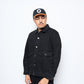 Pop Trading Company - Full Button Denim Jacket (Black)