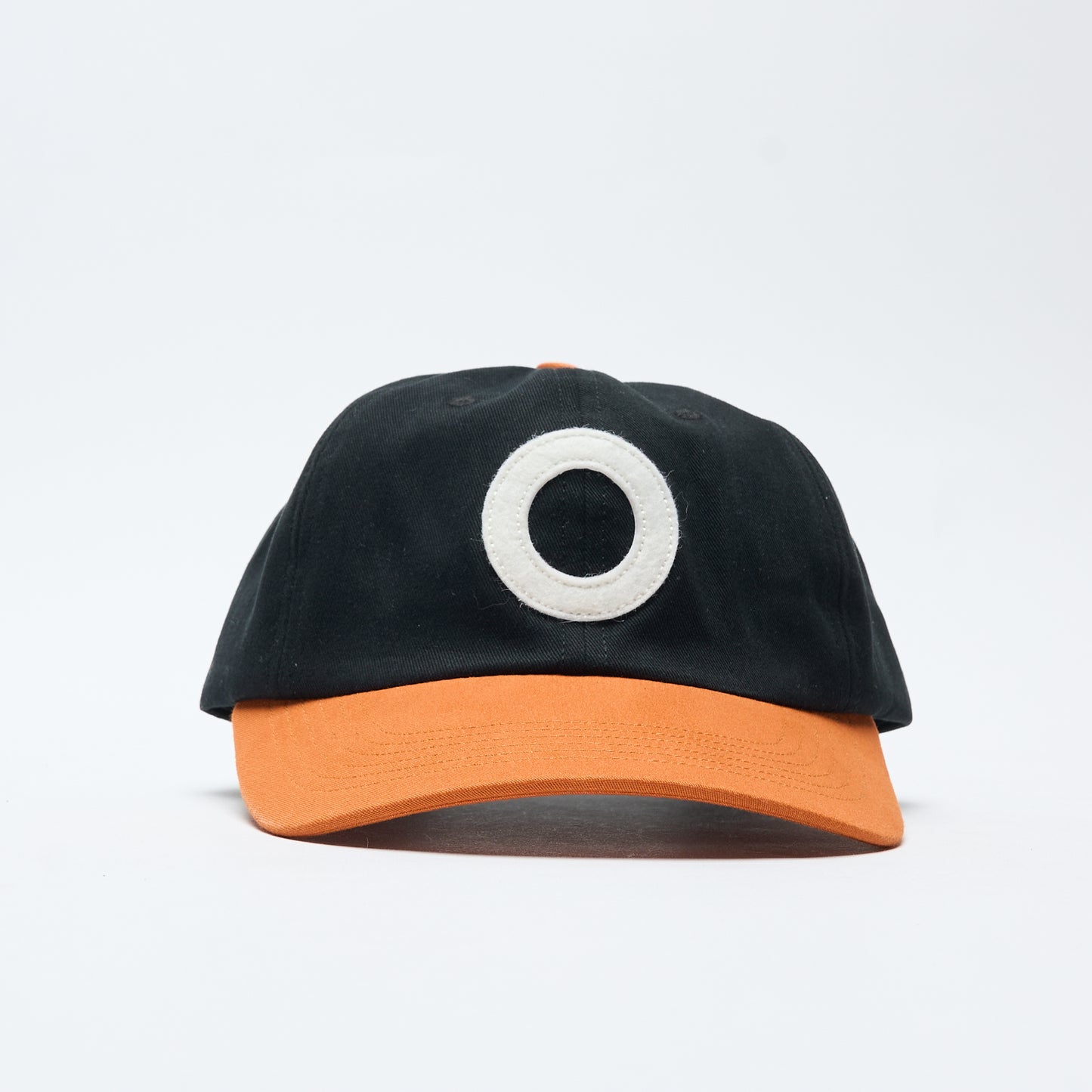 Pop Trading Company - O Sixpanel Hat (Black/Orange)