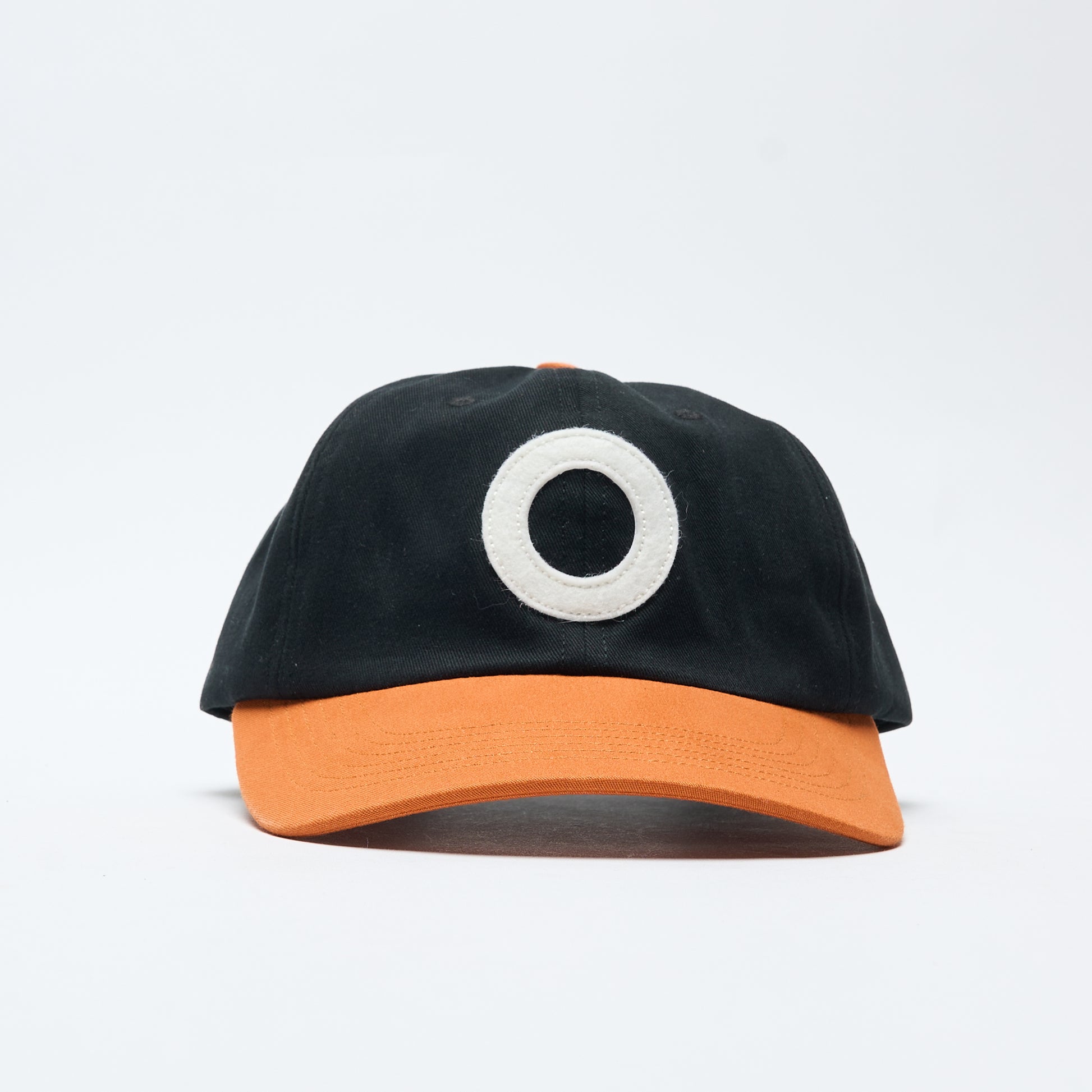Pop Trading Company - O Sixpanel Hat (Black/Orange)