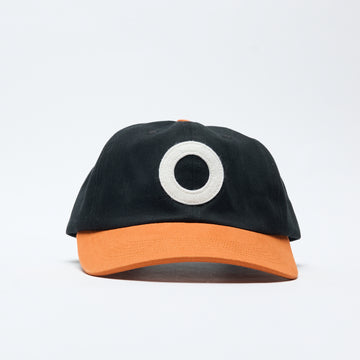 Pop Trading Company - O Sixpanel Hat (Black/Orange)