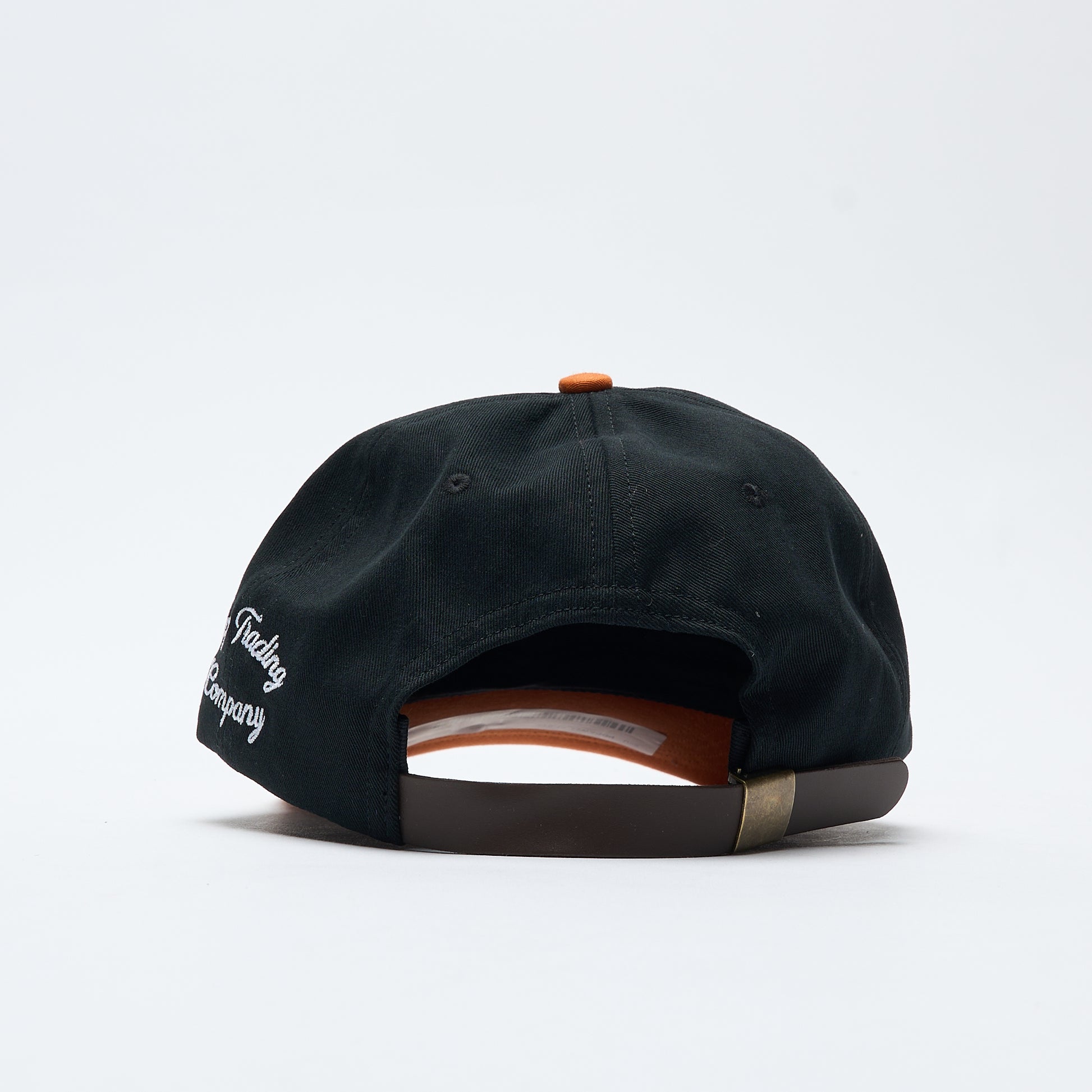 Pop Trading Company - O Sixpanel Hat (Black/Orange)