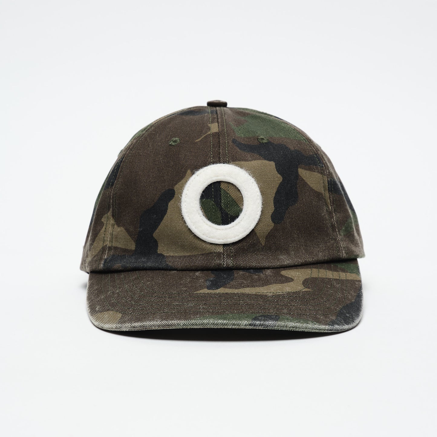 Pop Trading Company - O Sixpanel Hat (Camo/Charcoal)