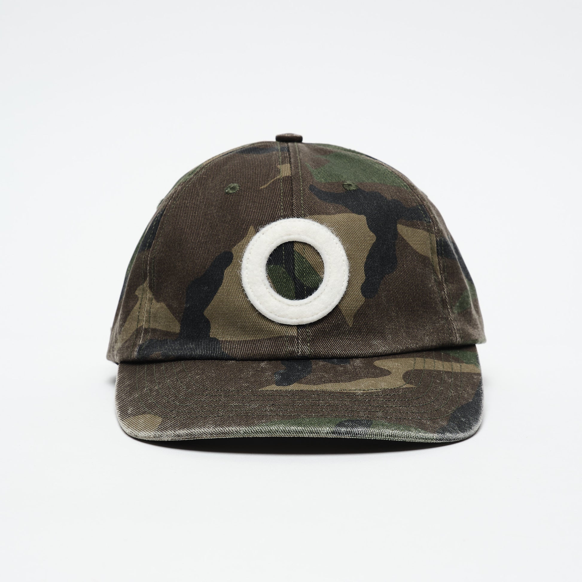 Pop Trading Company - O Sixpanel Hat (Camo/Charcoal)