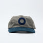 Pop Trading Company - O Sixpanel Hat (Grey/Navy)