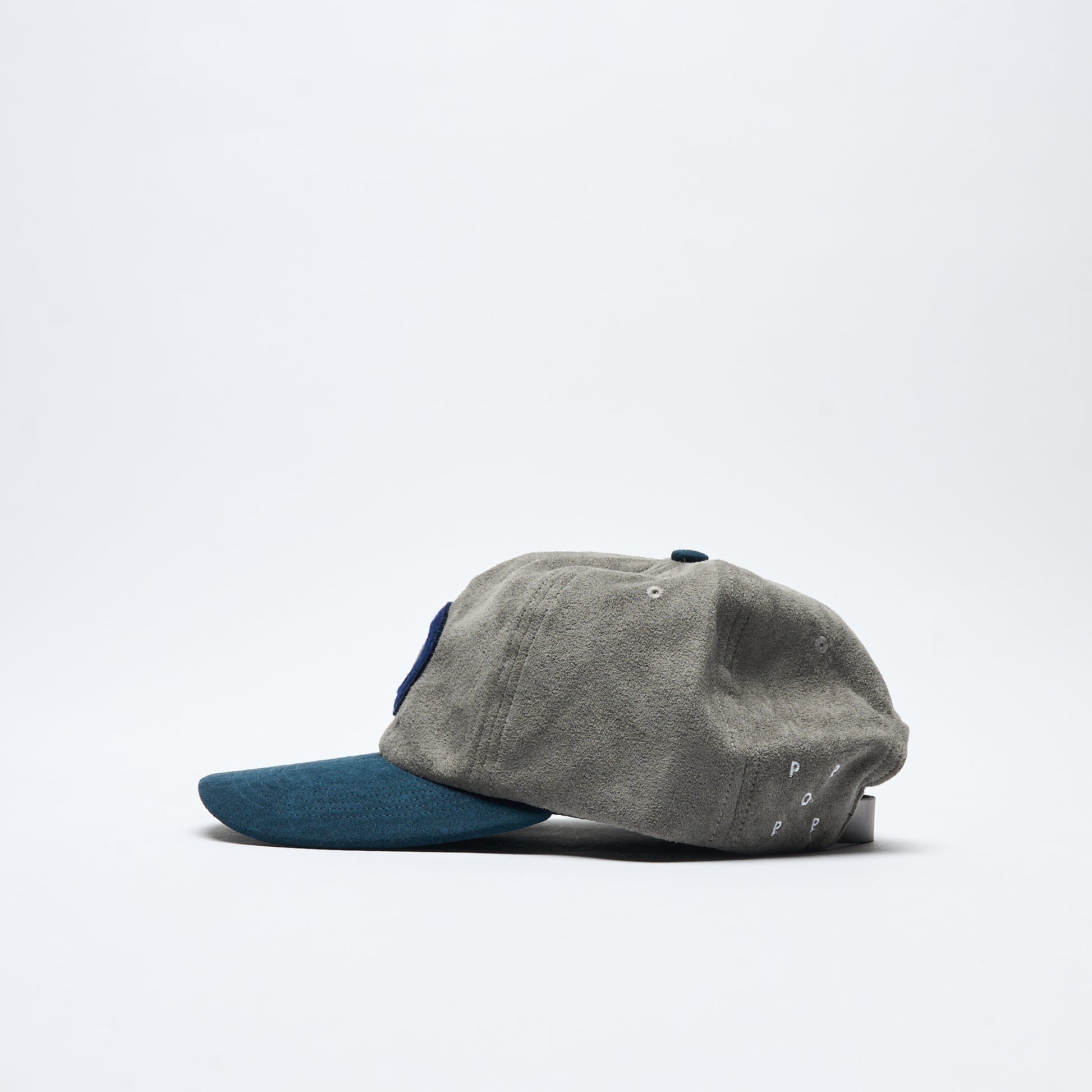 Pop Trading Company - O Sixpanel Hat (Grey/Navy)
