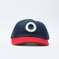 Pop Trading Company - O Sixpanel Hat (Navy/Goji Berry)