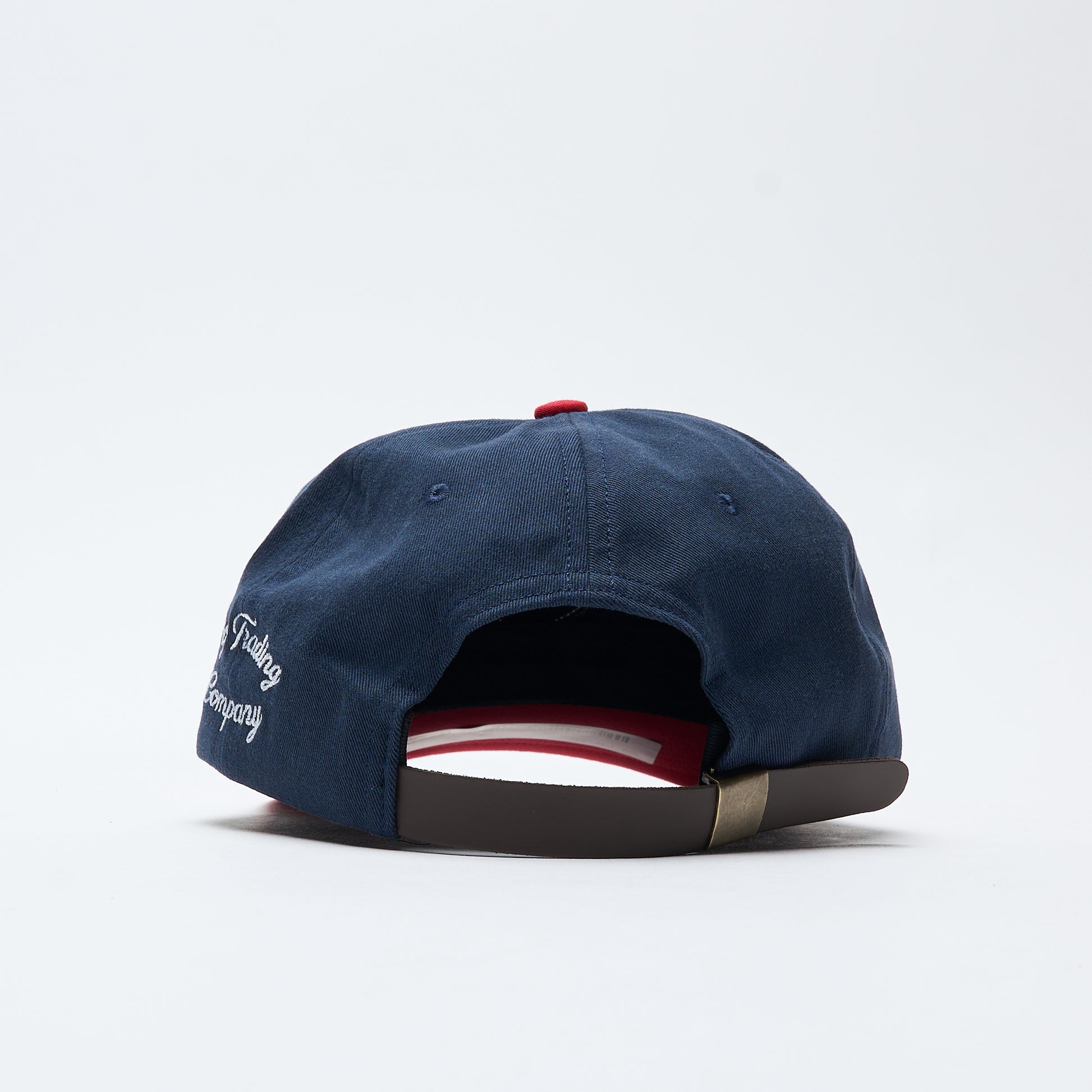 Pop Trading Company - O Sixpanel Hat (Navy/Goji Berry)