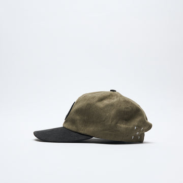 Pop Trading Company - O Sixpanel Hat (Olive/Black)