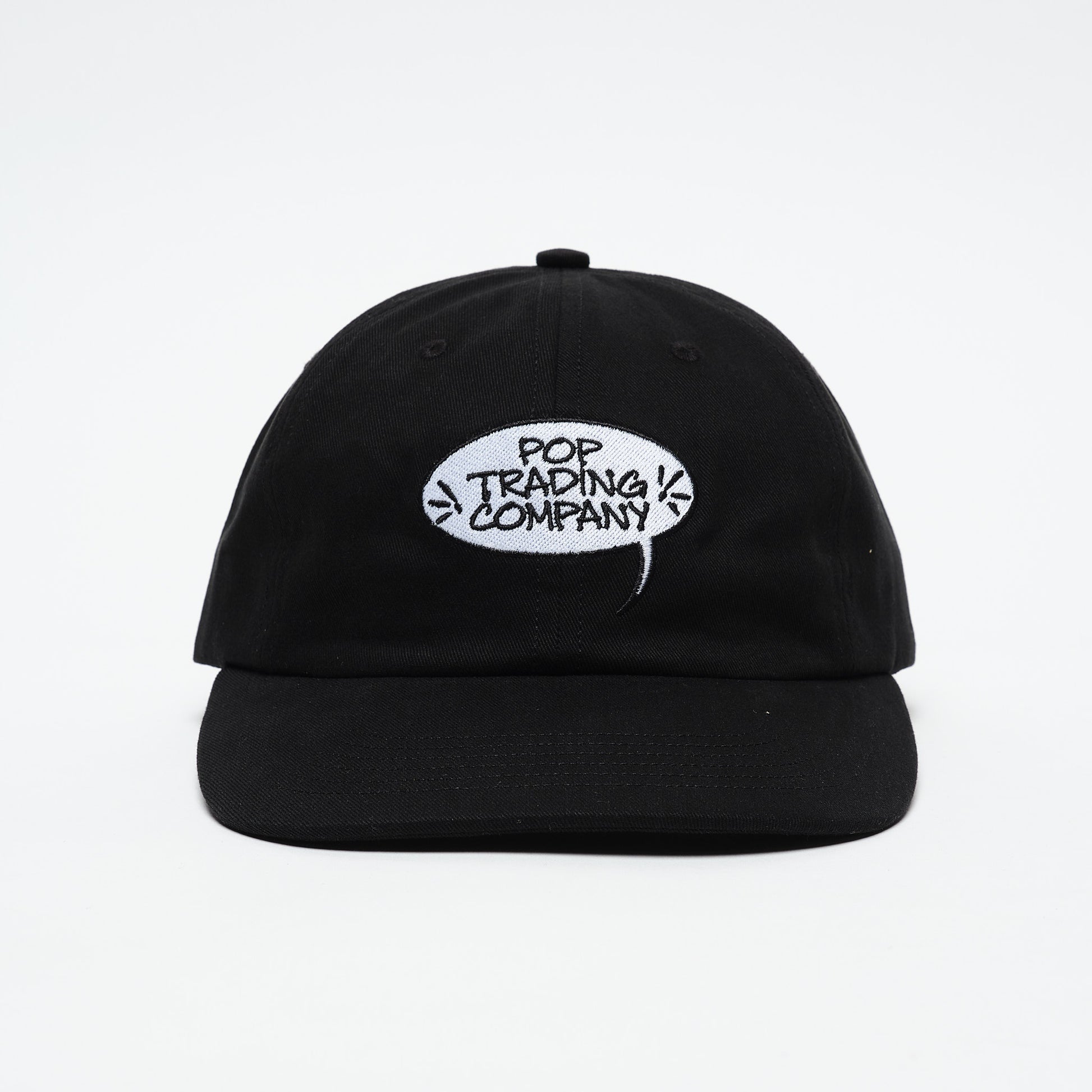Pop Trading Company - fly sixpanel hat (Black)