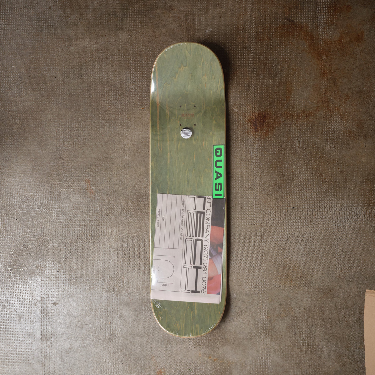 Quasi Skateboards - Brian O'Dwyer Sync 2' 8.5 Deck
