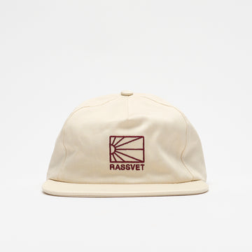 Rassvet - Men 5-Panel Logo Cap Woven (Light Beige)