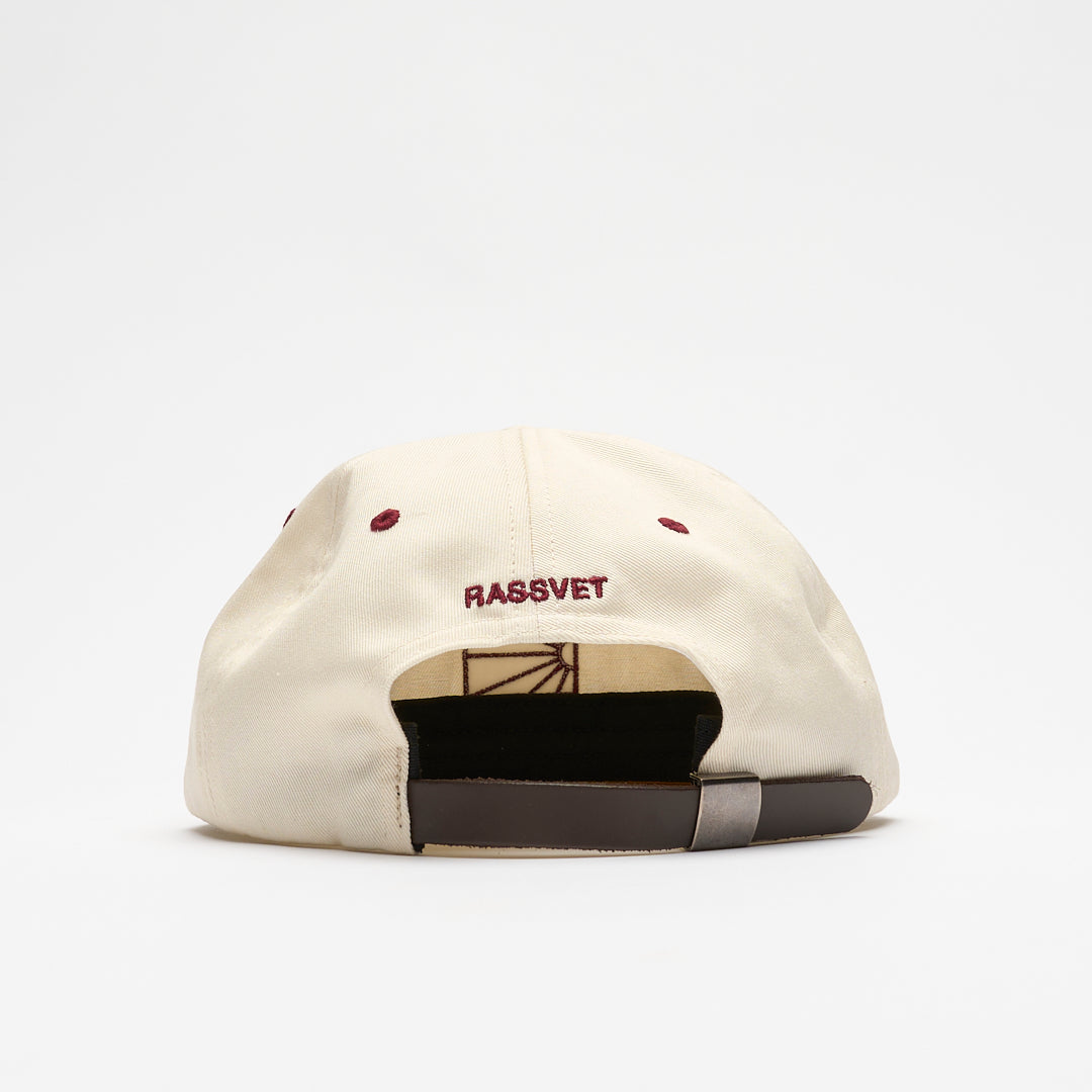 Rassvet - Men 5-Panel Logo Cap Woven (Light Beige)