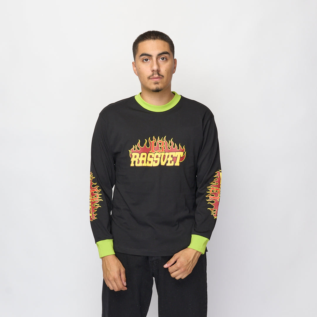 Rassvet - Men R13 Long Sleeve Tee Shirt Knit (Black)