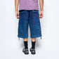 Rassvet - Over Printed Denim Cargo 3/4 Pants Woven