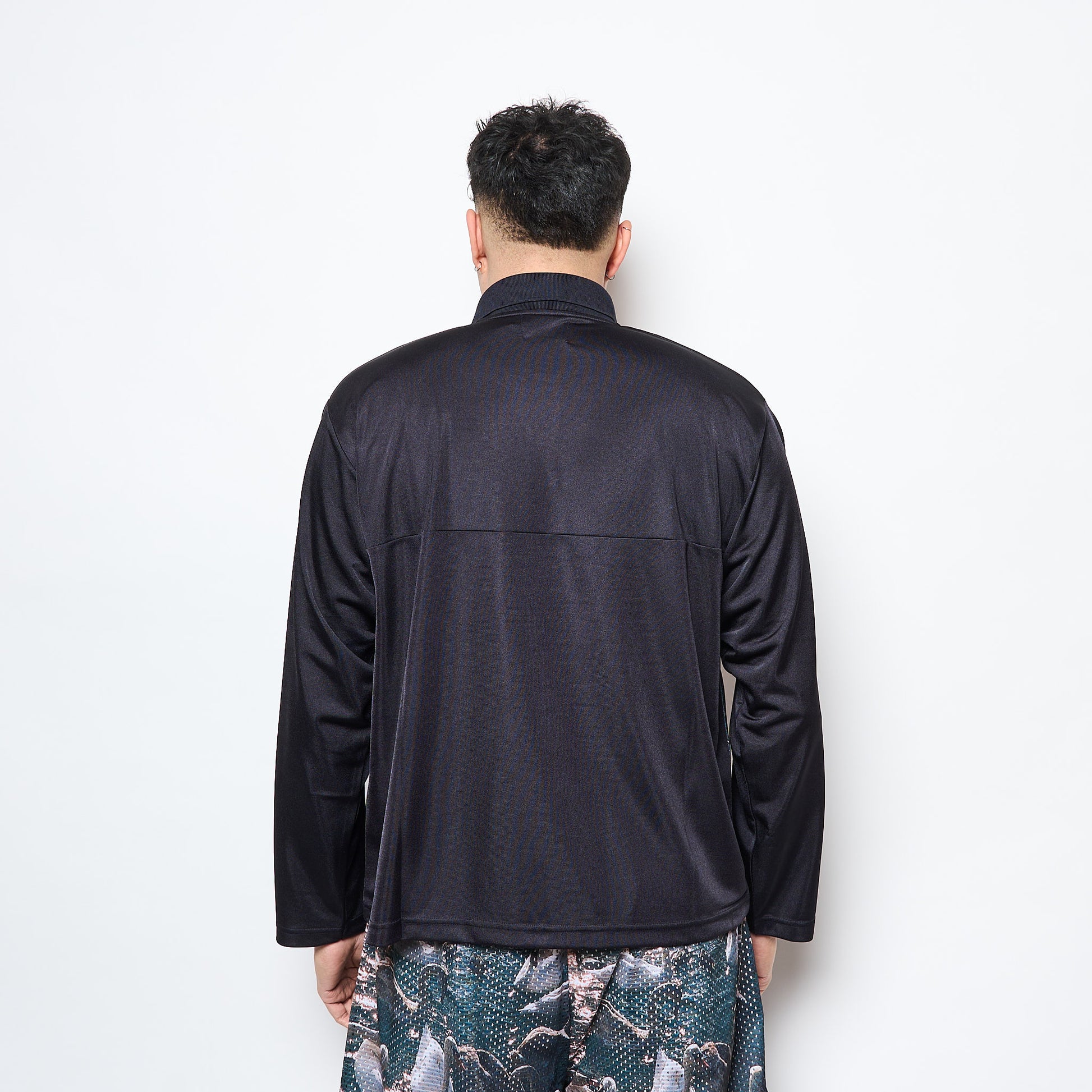 Rassvet - Swan Mesh LS Polo Woven (Black)