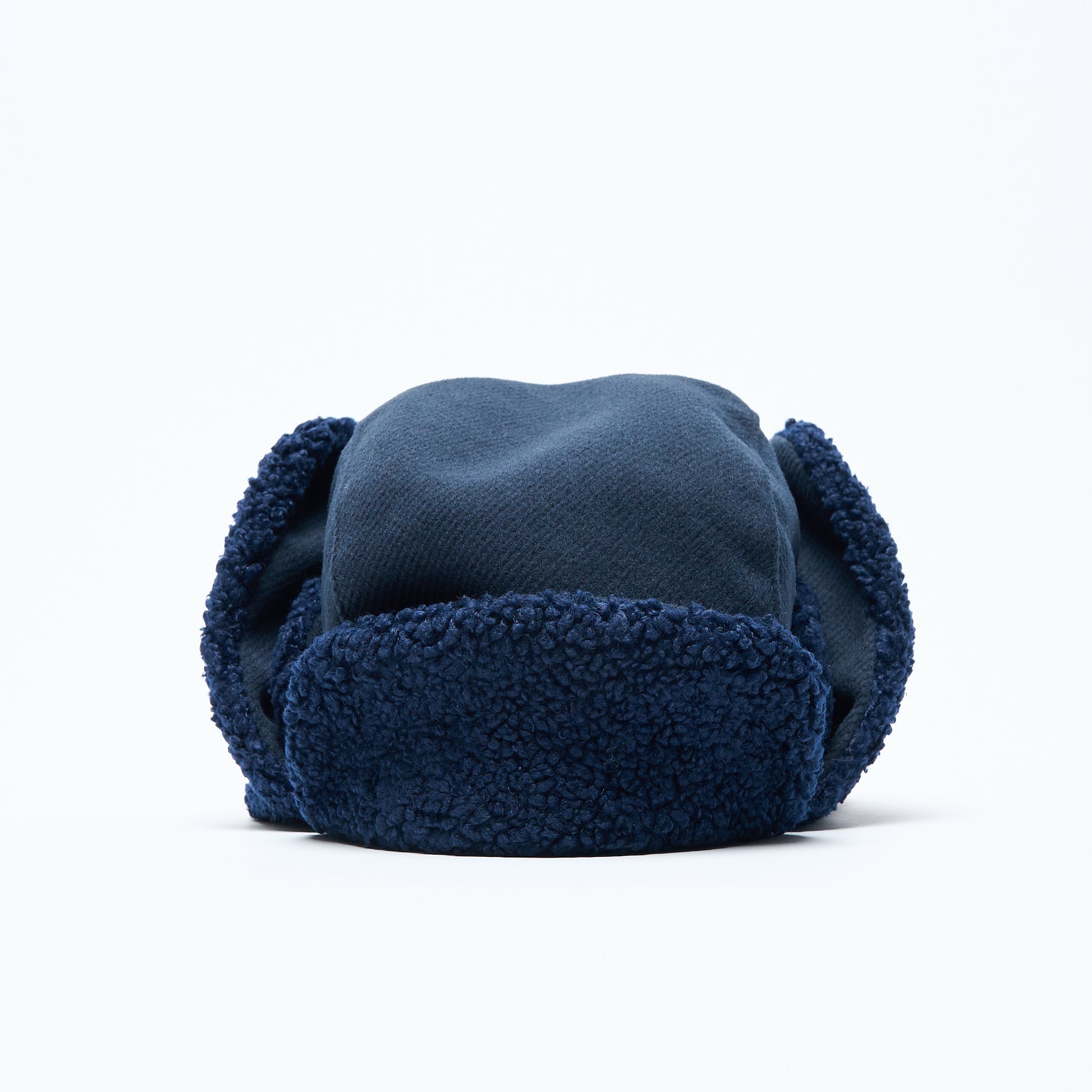 Rassvet - Wool Trapper Hat Woven (Navy)