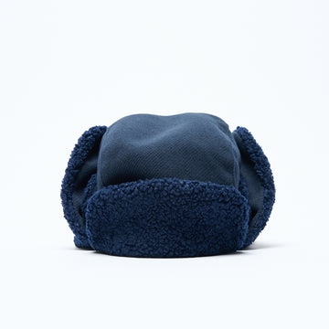 Rassvet - Wool Trapper Hat Woven (Navy)