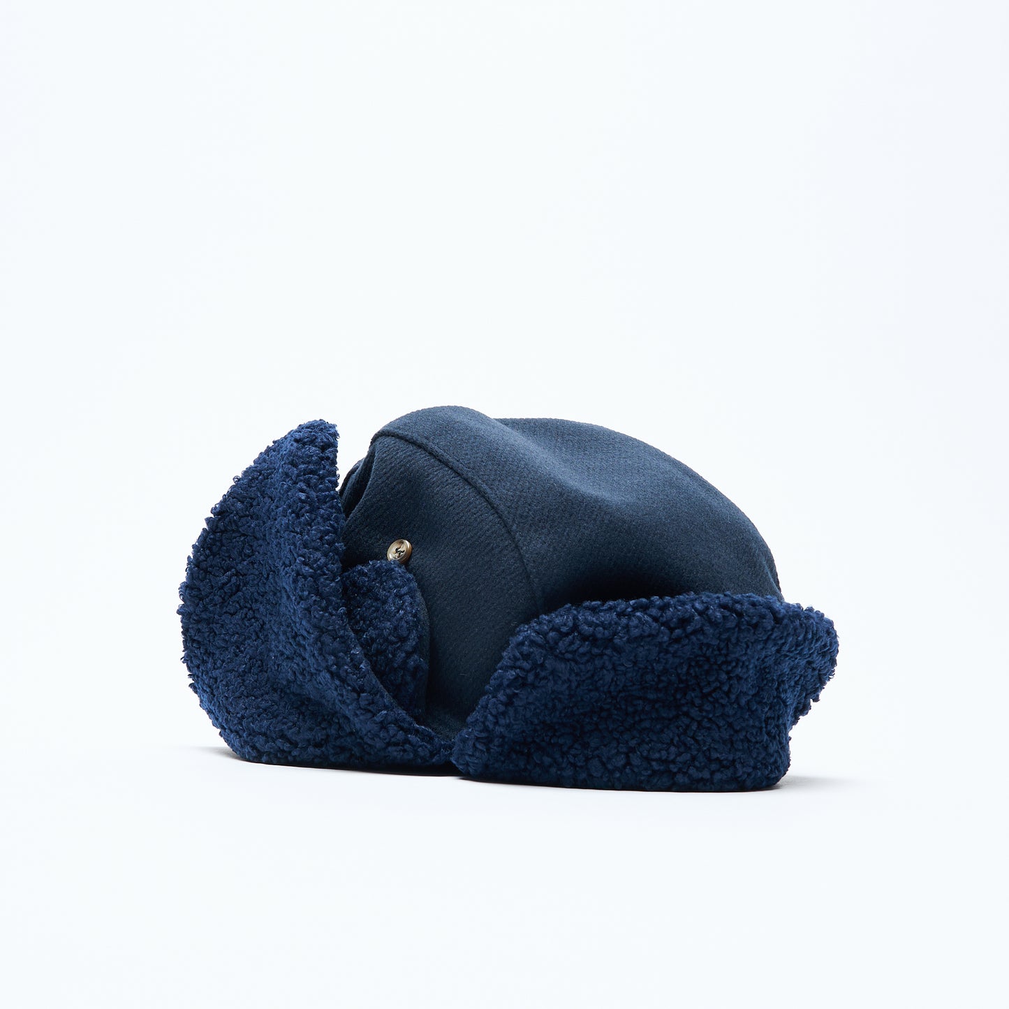 Rassvet - Wool Trapper Hat Woven (Navy)