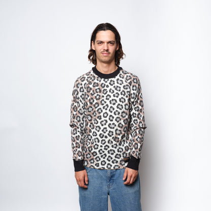 Rassvet Skateboards - Leopard Thermal LS Tee Shirt Knit (Leopard)