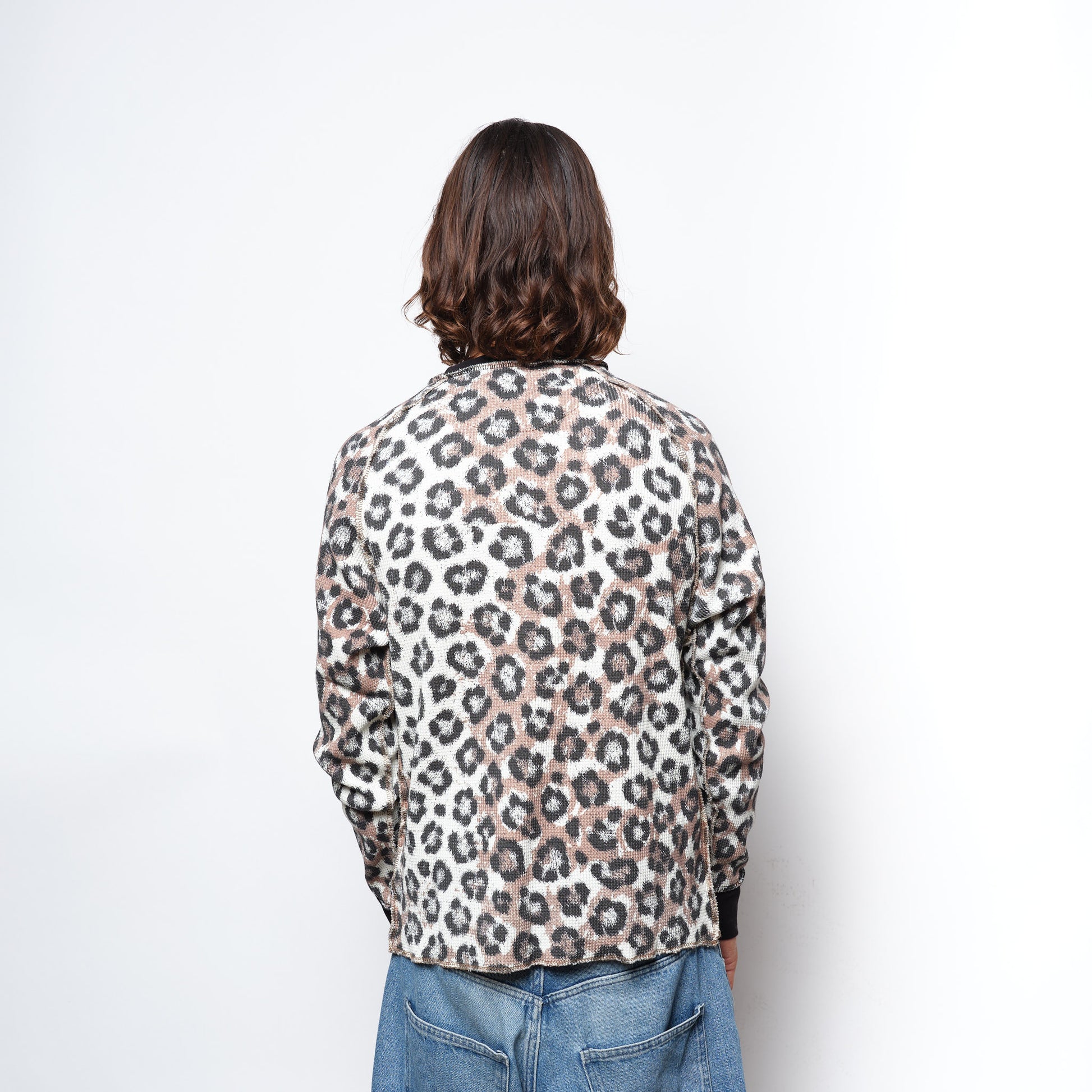 Rassvet Skateboards - Leopard Thermal LS Tee Shirt Knit (Leopard)