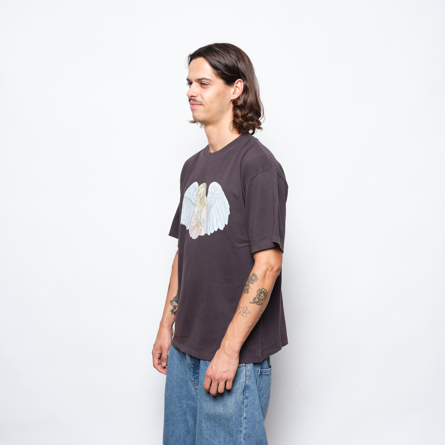 Rassvet Skateboards Blessings Tee Shirt Knit (Brown)