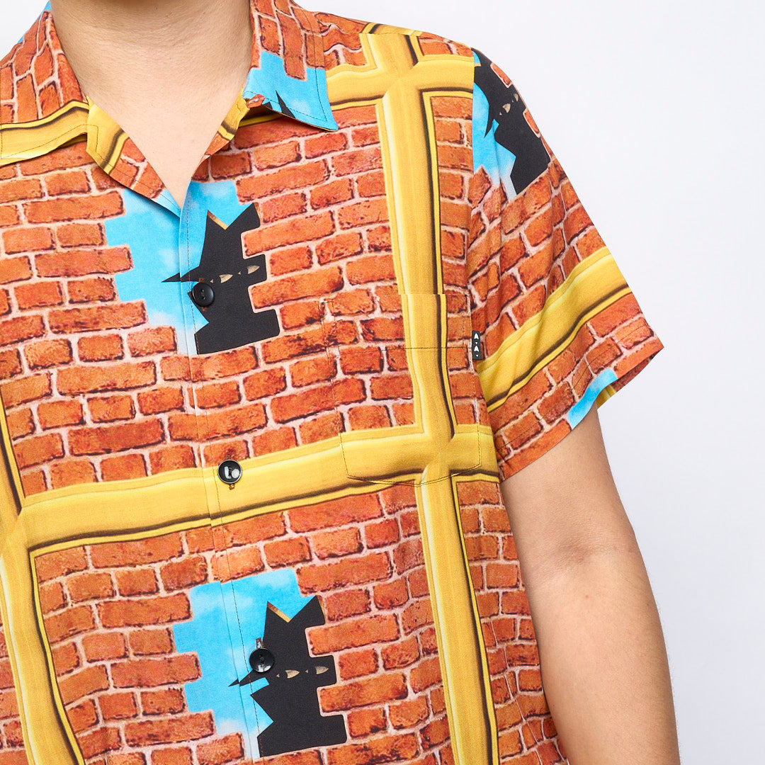 Real Bad Man - Getaway Vacation Shirt (Brick)