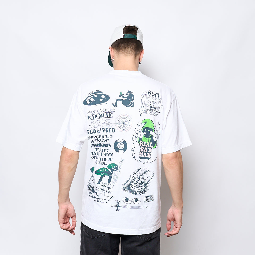 Real Bad Man - Syncopation SS Tee (White)