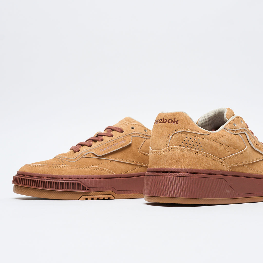 Reebok - Club C LTD Rust Edge Suede (Wheat/Brown)