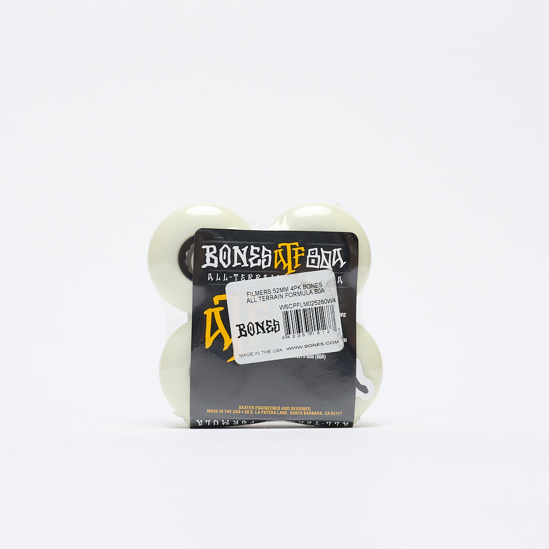 Roue - Bones Wheels - Filmers 52mm ATF 80a